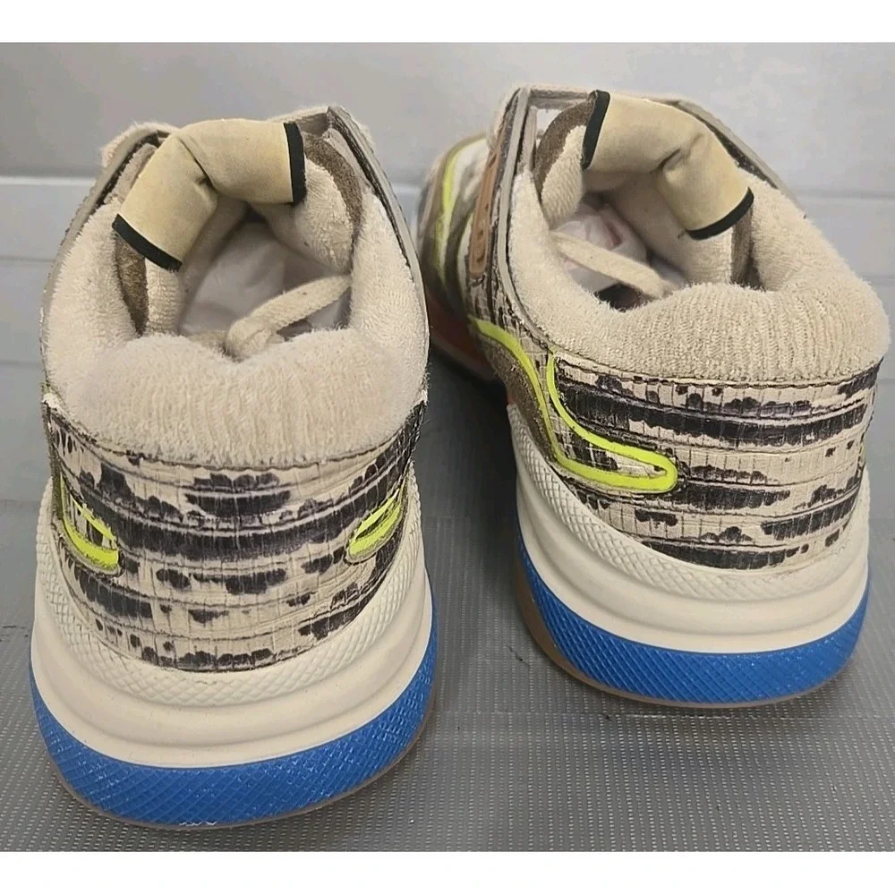 Authentic Gucci Ultrapace Sneakers Leather Snake Italy Size 36.5/6 US Womens